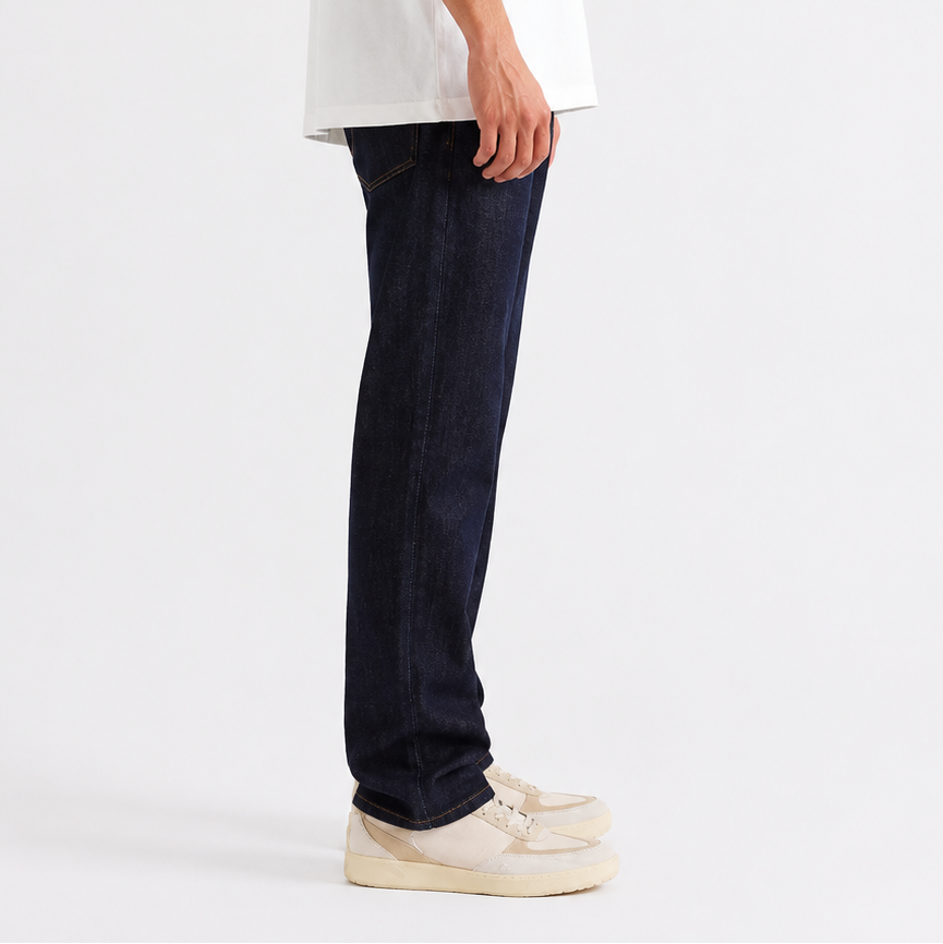Blue Denim Jeans - Straight Fit
